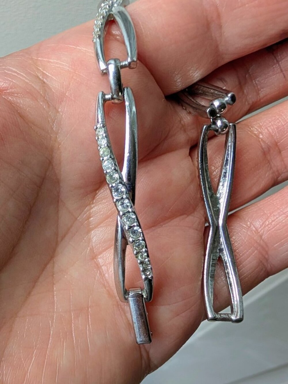 Swarovski Authentic Infinity Link Bracelet - Vintage - Picture 9 of 14